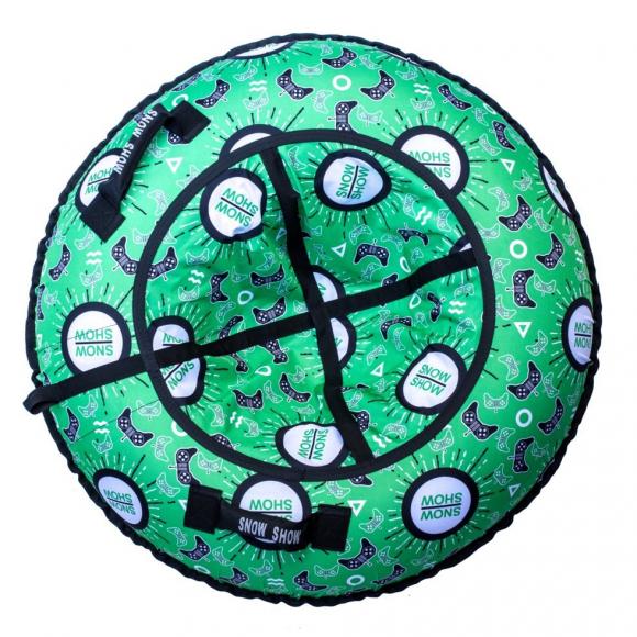 Тюбинг Snow Show "Геймер green" D- 90 см